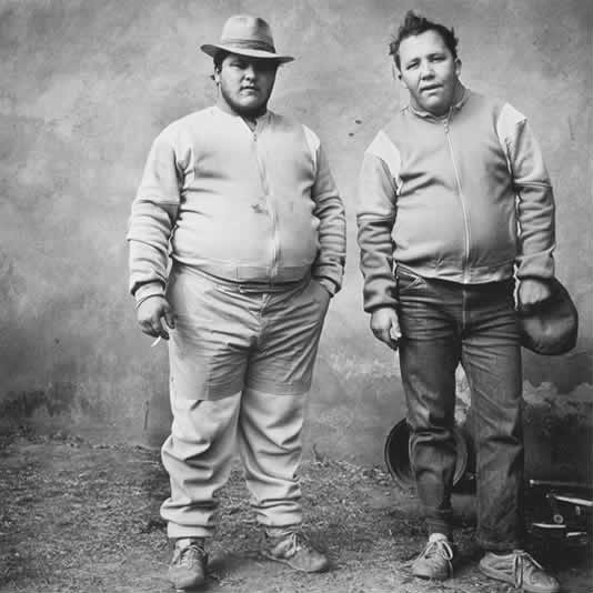 Johan and Bertie, brothers, Western Transvaal, 1987