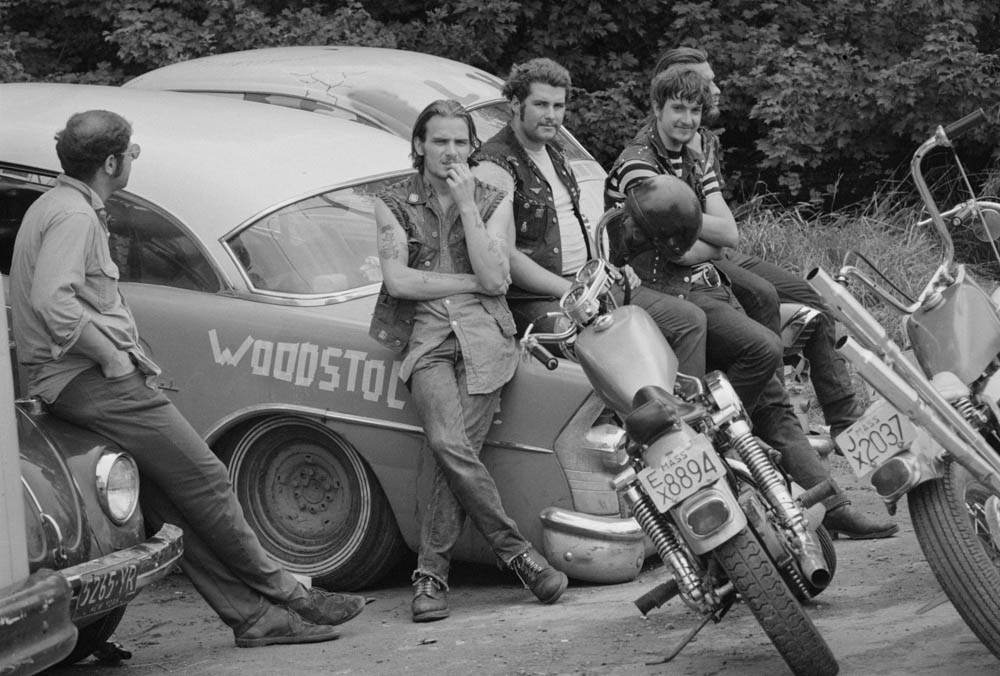 Motorcyclists, Woodstock 1969